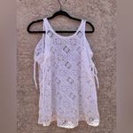 Free People Elegant White Lace Women’s swimsuit cover Photo 5