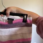 Ann Taylor Pink and Tan Striped Tweed Pencil Skirt Women’s 4 Work Career Preppy Photo 2