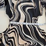 Forever 21  Black Marble Print Mini Dress Large Photo 14