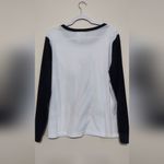 Disney  Black and White Long Sleeve Tee with Halloween Graphic Photo 4