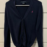 Ralph Lauren Vintage Polo Navy Blue Cardigan Sweater Photo 0