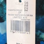 The Limited  Collection Blouse Peony Watercolors Sz 2X BNWT Big Florals Office Photo 12