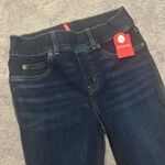 Spanx Flare Jeans XS Petite Midnight Shade Dark Wash Pull On Shaping High Rise Photo 7