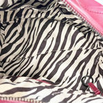 Linea Pelle Collection Dark Red Leather Crossbody Duffel Bag Purse Zip Top Bag Red Photo 2