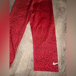 Nike  Pro Dri-Fit Red Capri Compressions Photo 3