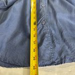Bobbie Brooks dusty Blue 100% Silk short sleeve Blouse M vintage casual 90s Size M Photo 10