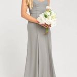 Show Me Your Mumu Godshaw Goddess Gown Soft
Charcoal Crisp Bridesmaid Size L New Photo 10