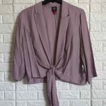 Vince Camuto  lilac dressy tie front blazer evening dress cover up Plus Size 1X Photo 0