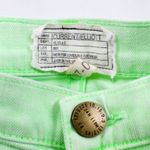 Current/Elliott CURRENT / ELLIOT Lime Green The Stiletto Denim Skinny Jeans Photo 4