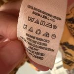 Free People Tiered Boho Floral Tunic Blouse size XS mustard yellow Photo 7