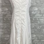 J.Crew  White Button-down cotton poplin dress Photo 0