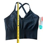 Free People  Movement Women’s M/L Good Karma Racerback‎ Crop Top Black Yoga New Photo 7