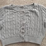 PacSun Cable Knit Cropped Cardigan Sweater Photo 1