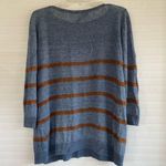 DSquared 2 Blue and Orange/Brown Striped Sweater Photo 2