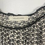 Gerard Darel Gerald Darel Silk mini black and off white dress size French 40/ USA 8 /medium Photo 1