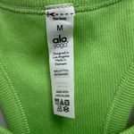 Alo Yoga ALO Aspire Ribbed Tank Top Racerback Green Size M Photo 4