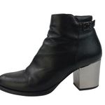 Jimmy Choo  Method 65 Women's Black Leather Zipper Buckle Ankle Boots Size 5.5 Photo 0