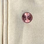 French Laundry Cream Hooded Zip Up Fleece Jacket XL Casual Pastel Hoodie NWT Photo 8