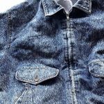 Vintage Roglins Washed Denim Blue Jean Women’s Jacket Sz XL Multi Pockets Photo 3