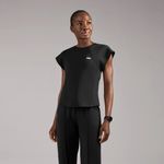 FIGS  Rosa FORMx Slim Crewneck Scrub Top in Black, Size Large Photo 1