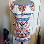 Jealous Tomato  Off-Shoulder Multicolor Mini Dress Photo 1