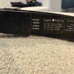 Brandy Melville  Black Belt with Silver Buckle Photo 2