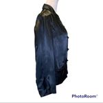 Vintage Black Satin Asian style shirt size M Size M Photo 1