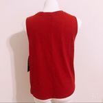 Betsey Johnson Tank Top Two to Taco Muscle Tee in Medium Red, Size M, NWT Photo 3