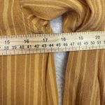 prAna  Womens Small Mustard Yellow Striped Button Front Shirt Dress Gorpcore Photo 4