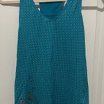 Smartwool Charley Harper  Racerback Women's Tank Medium Blue Geometric 100% Wool Photo 0