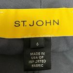 St. John  Women's Black High Waisted Flared Bootcut Trousers Dress Pants Size 6 Photo 3