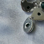 925 Silver real emerald stones necklace​ Photo 5