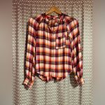 Anthropologie / Pilcro | Breezy Plaid Button-Down Shirt, XXS Photo 3