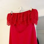 Lovers + Friends / Revolve Sylvia Strapless Gown in Flame Scarlet NWOT Photo 9
