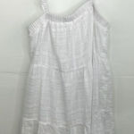 Altar'd State Altar’d State White Ruffled Strap Tired Dress cotton size Large Photo 0