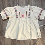 THML 🌸  Embroidered Boho Blouse – Artisanal Charm Meets Chic Style 🌸 Photo 11