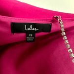 Lulus  All About The Glitz One-shoulder Dress in Hot Pink Size X-Small Photo 5