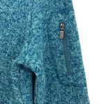 Orvis 1/4 Zip Knit Pullover Sweater Teal Blue Green S Photo 1