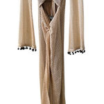 Andrea Iyamah 🆕  Teri Cutout Crotchet Maxi Dress in Cream Sz S Photo 0