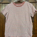 Ana A New Approach ANA Pink and White Stripped top Photo 0