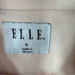 Elle  Double‎ Breasted Belted Trench Coat Blush Pink Black Piping Trim 6 Photo 10
