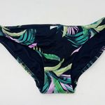Seafolly Las Palmas Hipster Bikini Bottoms Size 12 Black Tropical NWT Photo 2