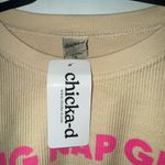 NWT Big Nap Girl Tan Sweatshirt Size XL Photo 1