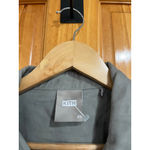 Womens Kith Cropped Military Style Utility Green Button Shacket Size XS Photo 3