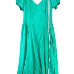 Alfred Angelo Vtg 80s Dance Allure Dress S Green Taffeta Cutout Bow Hi Lo Prom Cosplay Retro Photo 9