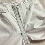 J.Crew  Slim Wide Leg Jeans Women's 31T Tall White Raw Hem Full Length NWT Photo 7