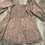 NWT Victoria Dunn Smocked Mini Dress size XL Purple Photo 3