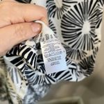 Loft  Firework Print Tiered Square Neck Linen Blend Midi Dress Sz S Photo 4