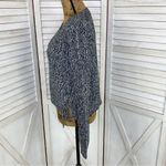 Jennyfer Y2K LaceUp Sides Speckle Sweater Black White Medium Black Photo 1