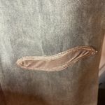 Polvere Italy Gray Green Jeans Velour Embroidered Patches Wide Leg Stretch Size undefined Photo 2